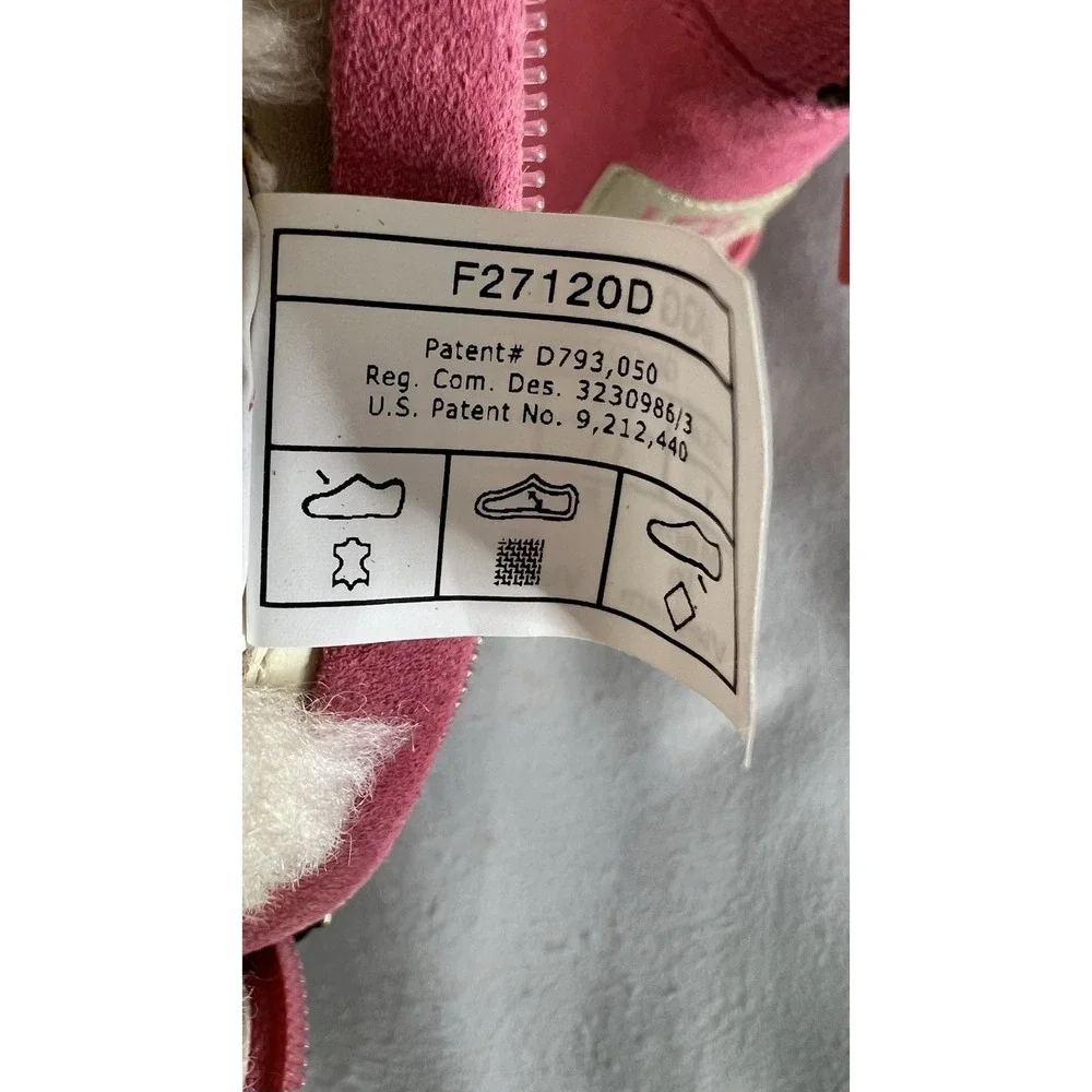 UGG Lil Sunshine II Back Zipper Suede Kids Boots Pink ‎ Size 1